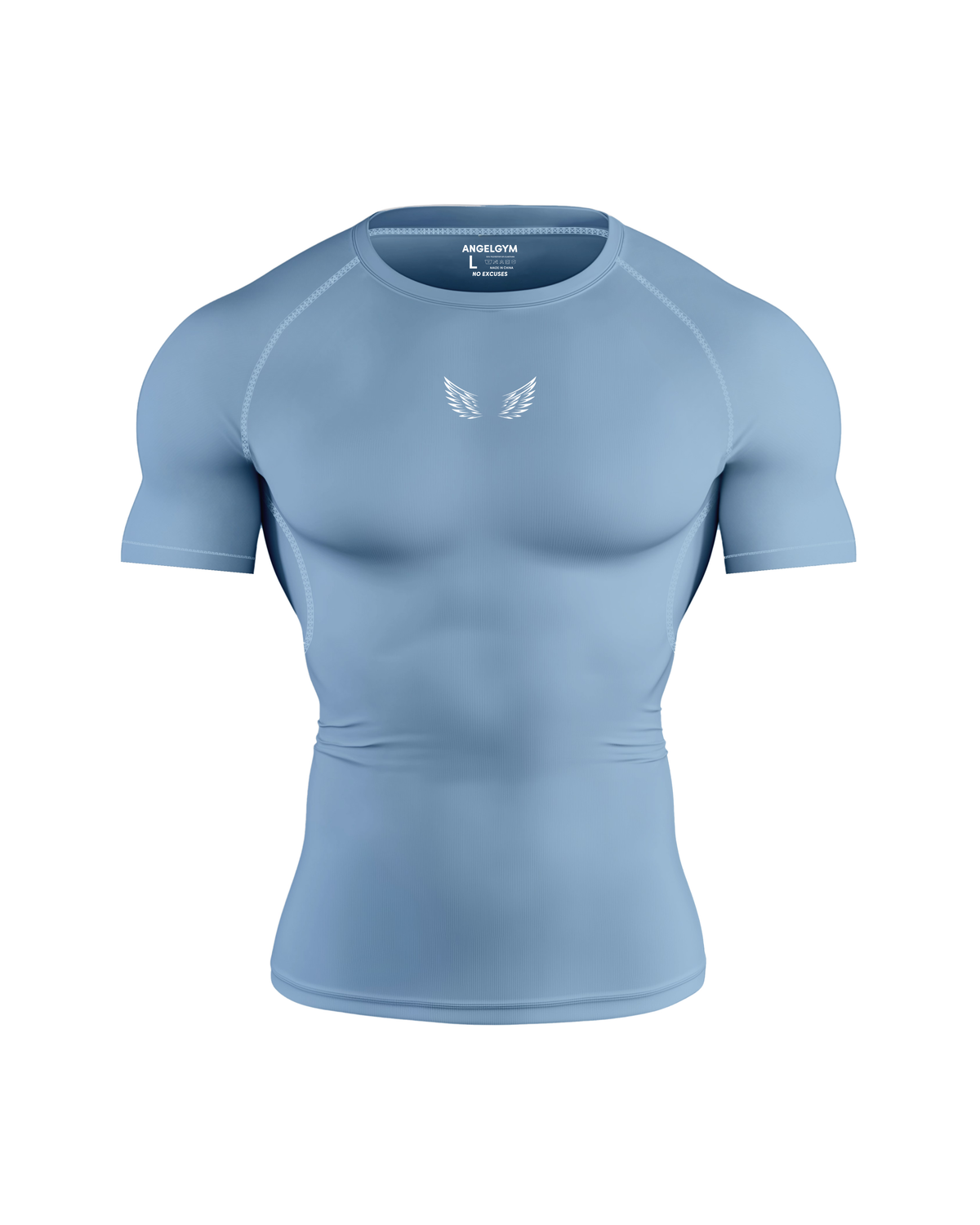 Angel Compression Shirt – Heather Blue