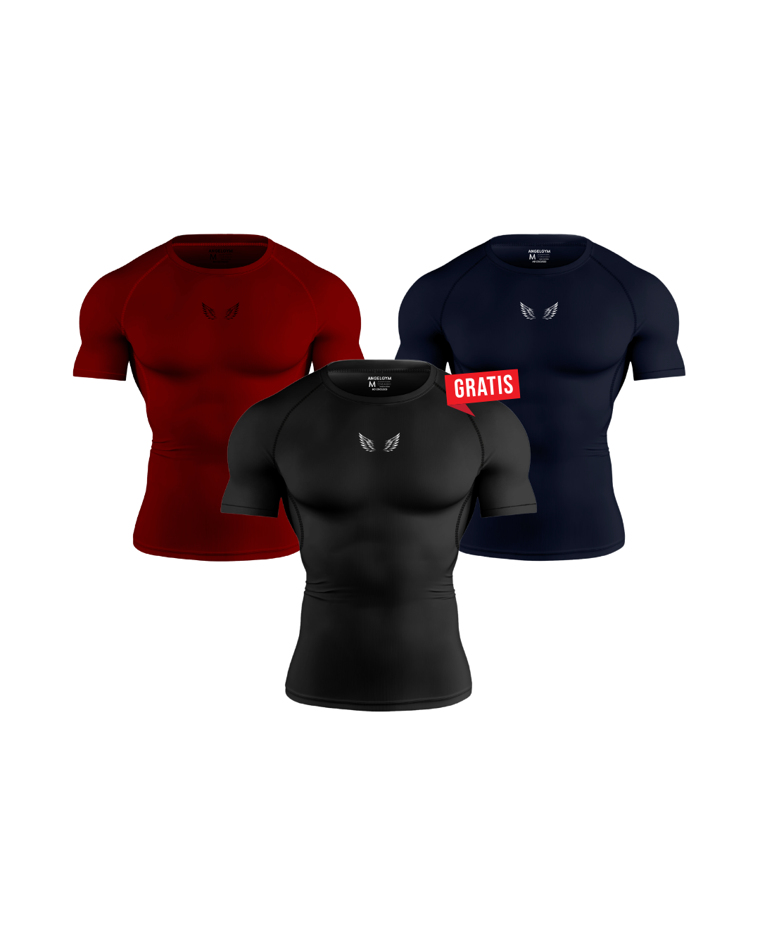 Angel Compression Shirt Bundle: 2+1 Gratis