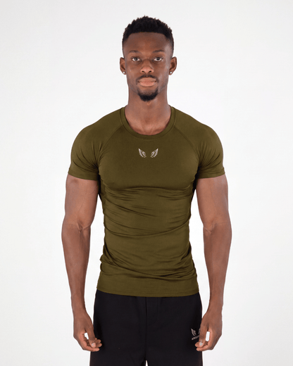 Angel Compression Shirt – Heather Blue