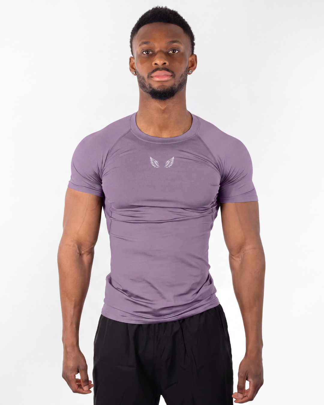 Angel Compression Shirt – Heather Blue